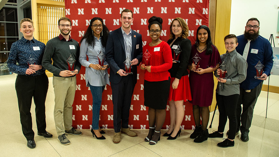 10 Huskers honored as inaugural Student Luminaries