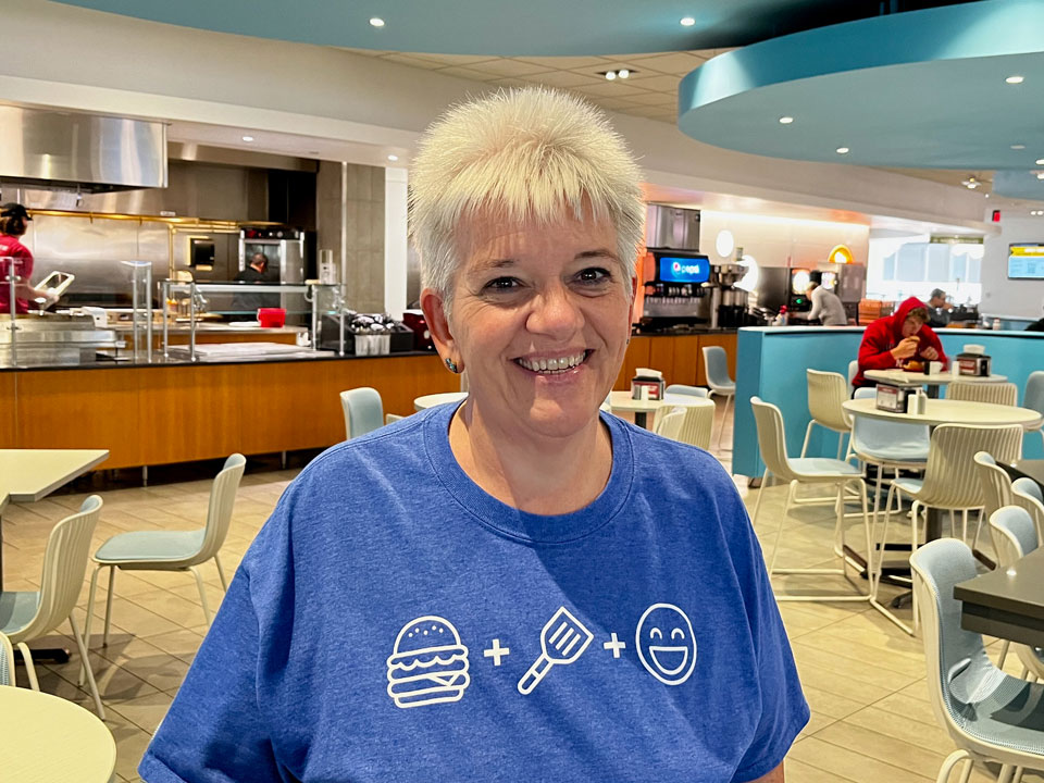 Lory Erving has worked in Dining Services at the University of Nebraska-Lincoln for 35 years.