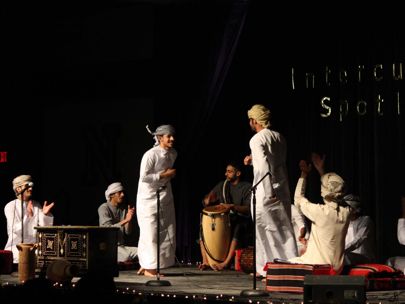 UNL Omani Student Association during multicultural spotlight