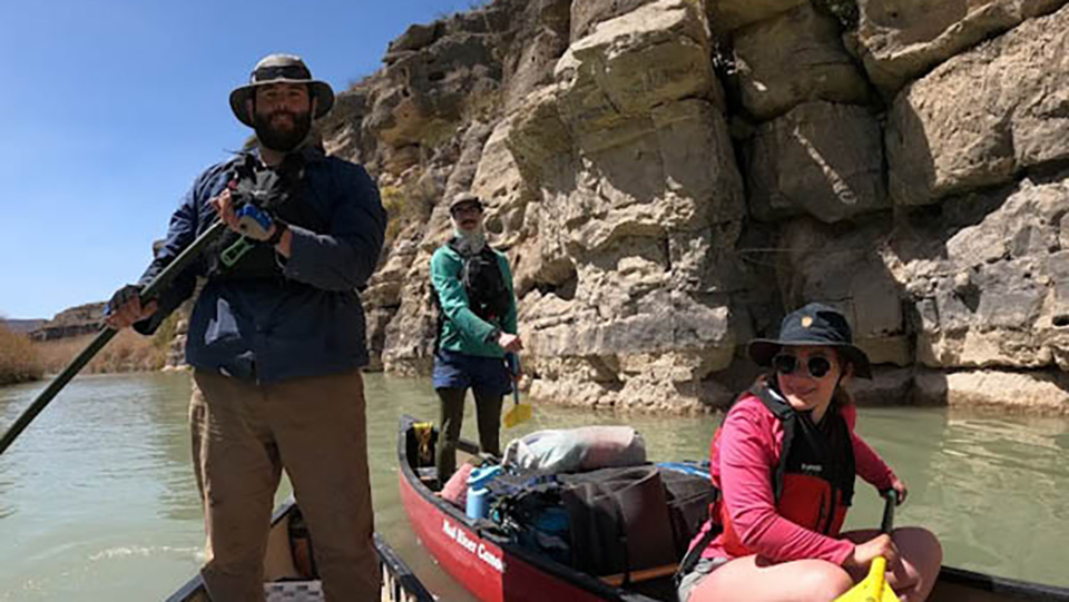 University of Nebraska–Lincoln students have the opportunity to canoe the Rio Grande River during spring break in March 2024. [courtesy of UNL Outdoor Adventures]