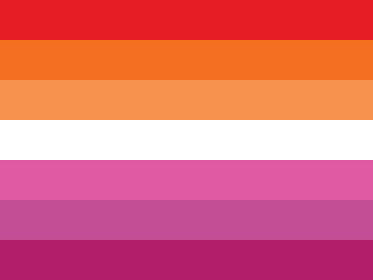 LGBTQA Flag Lesbian
