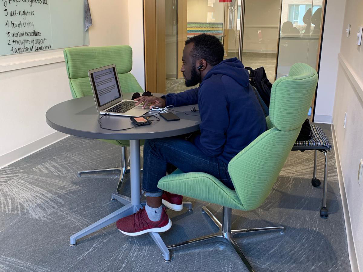 Each person has different needs when choosing the ideal study space.  Furniture, power outlets, windows, temperature, energy level, - even the color of the walls - can be deciding factors. Here’s nine spots to enjoy for studying for your final exams. [UNL Student Affairs]