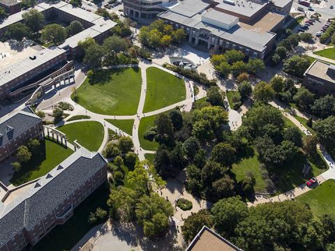 Aerial of University of Nebraska-Lincoln