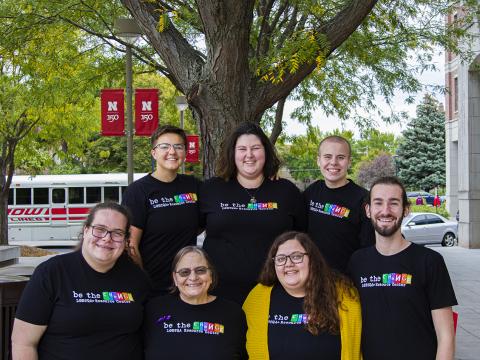 The staff of the LGBTQA+ Center at the University of Nebraska-Lincoln