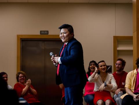During his We Are Nebraska performances last year, Kennedy Nguyen spoke on his life experience as a transgender male. 