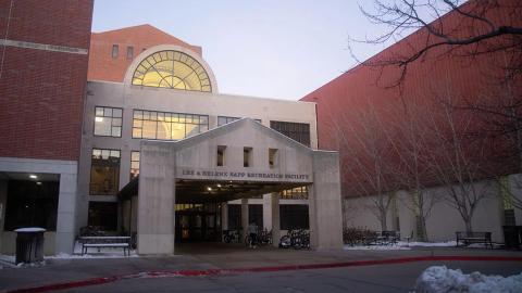 Main entrance of Campus Rec Center. [photo by Jerry Saguin | Daily Nebraskan]