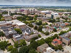 Aerial image of the University of Nebraska-Lincoln