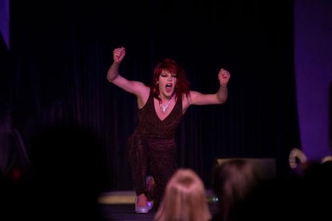 Lily Lemon performs during the Night of the Living Drag Show at the Nebraska Union on Oct. 29, 2021. [Daily Nebraskan]