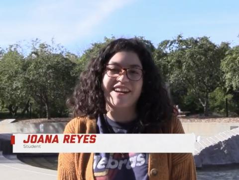 UNL student Joana Reyes explains her solutions for homesickness in a video from Big Red Resilience & Well-being.