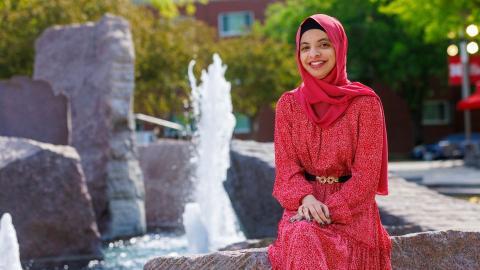 Sukaina Al-Hamedi [Photo by Craig Chandler, University Communication]