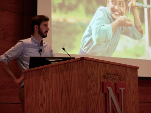 University of Nebraska-Lincoln Big Red Talk with Tyler Riewer of charity:water