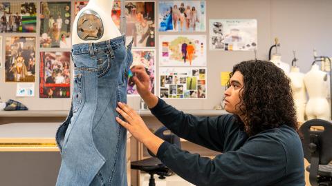 Delano Lockhart, a textiles and apparel design major, said involvement with Dare to Wear and Project Funway has helped him think about fashion’s ability to make an impact.