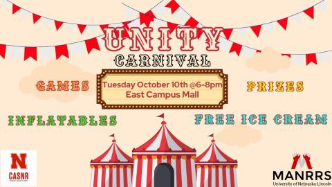 Minorities in Agriculture, Natural Resources and Related Sciences is hosting a Unity Carnival from 6 to 8 p.m. October 10 on East Campus Mall. [courtesy image]