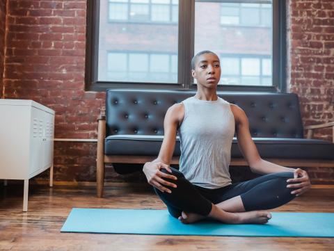 Engage in self-care activities like yoga, meditation, or journaling are one option to focus on your mental well-being. [photo: Klaus Nielsen | Pexels]