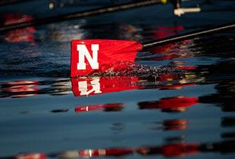 Nebraska rowing oar